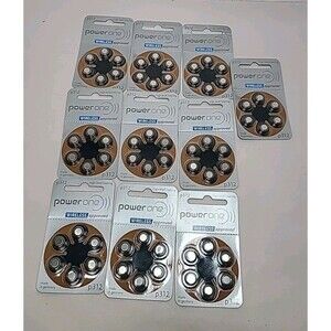 10 Packs Power One P312 Hearing Aid Batteries 1.45V Wireless Approved